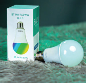 Bardi Ligthing Series Light Bulb Bluetooth 9 Watt RGBWW (Qty:100)