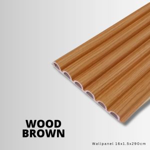 Wallpanel Evchome Wood Brown 6 Fold